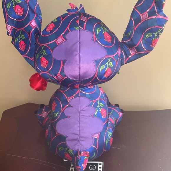 DISNEY  PARKS   STITCH CRASHES   SERIES  ‘’BEAUTY and the BEAST ‘’ PLUSH  #1 - Picture 7 of 8